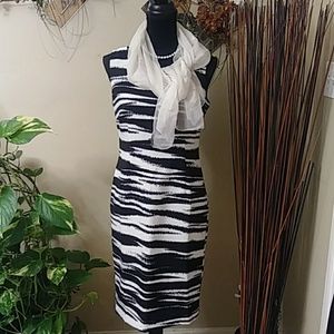 Jones Studio Black/White Dress